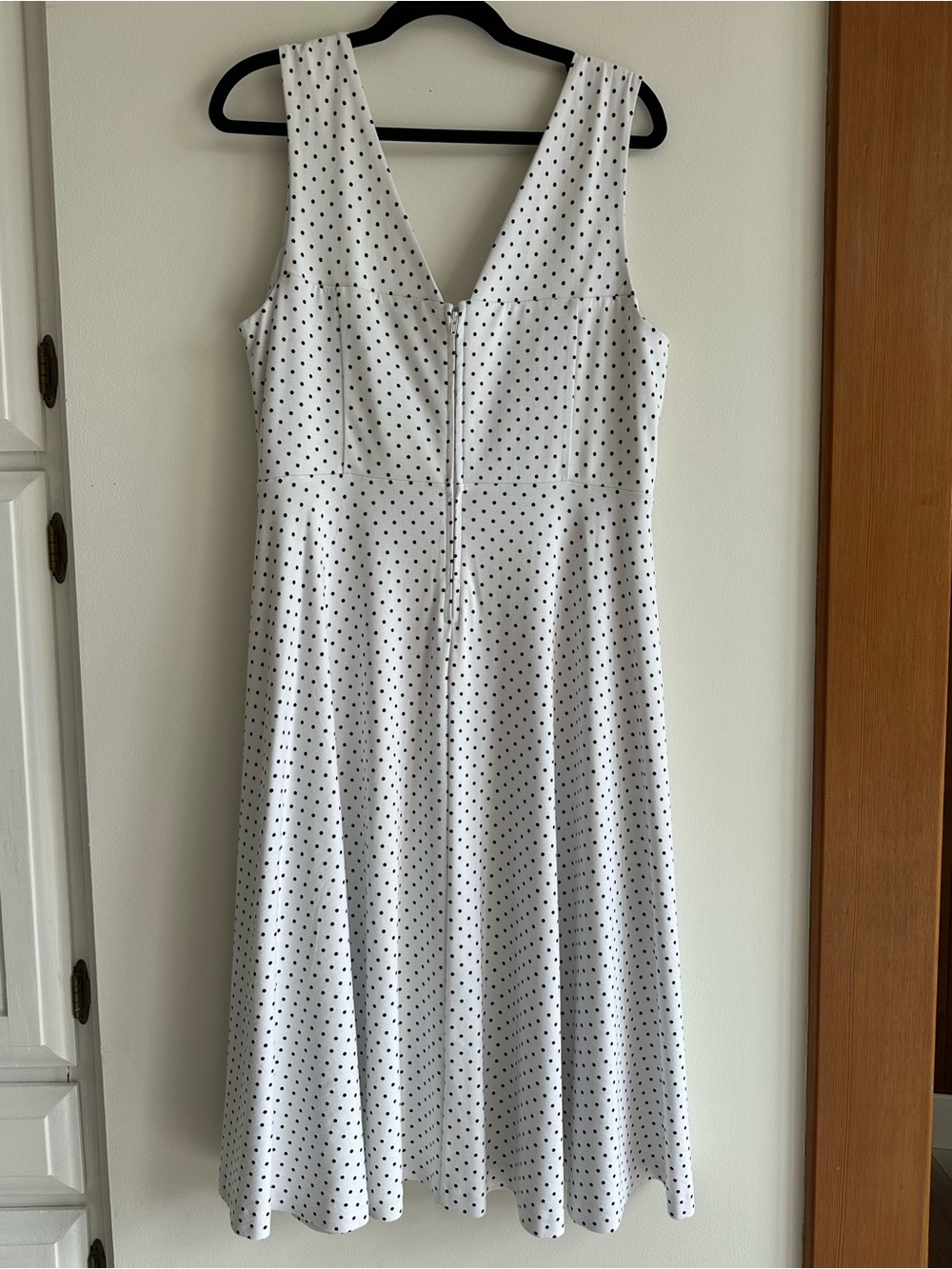 torrid White Polka Dot Midi Dress - Picture 7 of 16